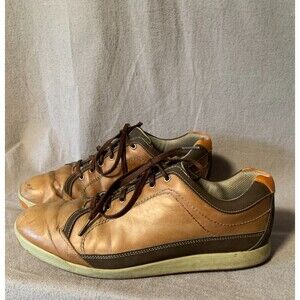 Footjoy Shoes Mens 11 M‎ Contour Casual Spikeless Golf Brown Leather 54222 FLAWS